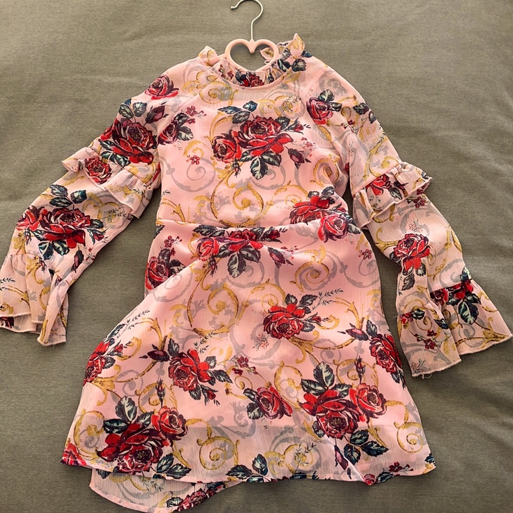 Chiffon dress for girls 6 y.o.